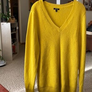 Mustard knit sweater. Apt 9 1x